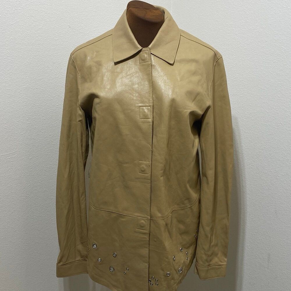 Industry Carmel Tan Leather Jacket
Women's Size Small